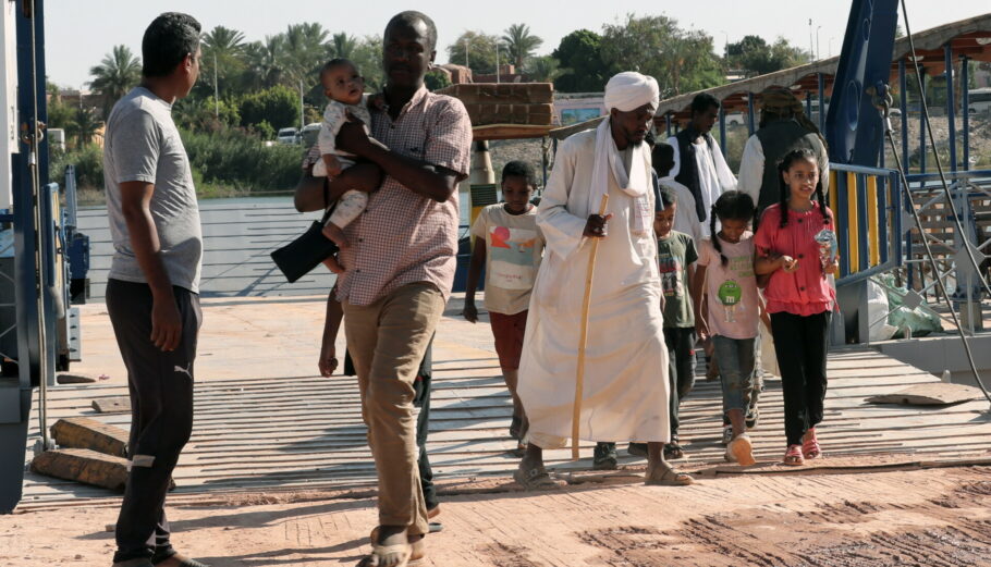 Εκτοπισμένοι του Σουδάν © EPA/KHALED ELFIQI