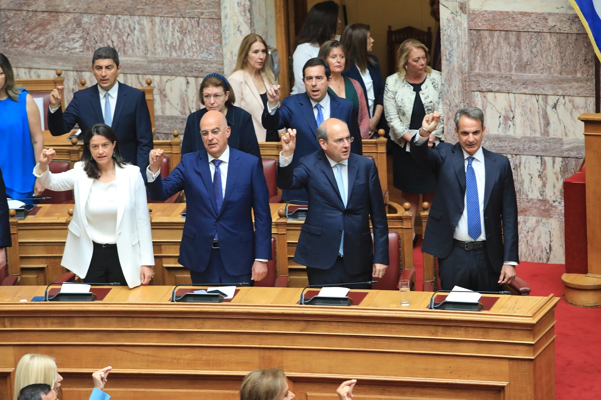 Ορκωμοσία της νέας Βουλής ©Eurokinissi