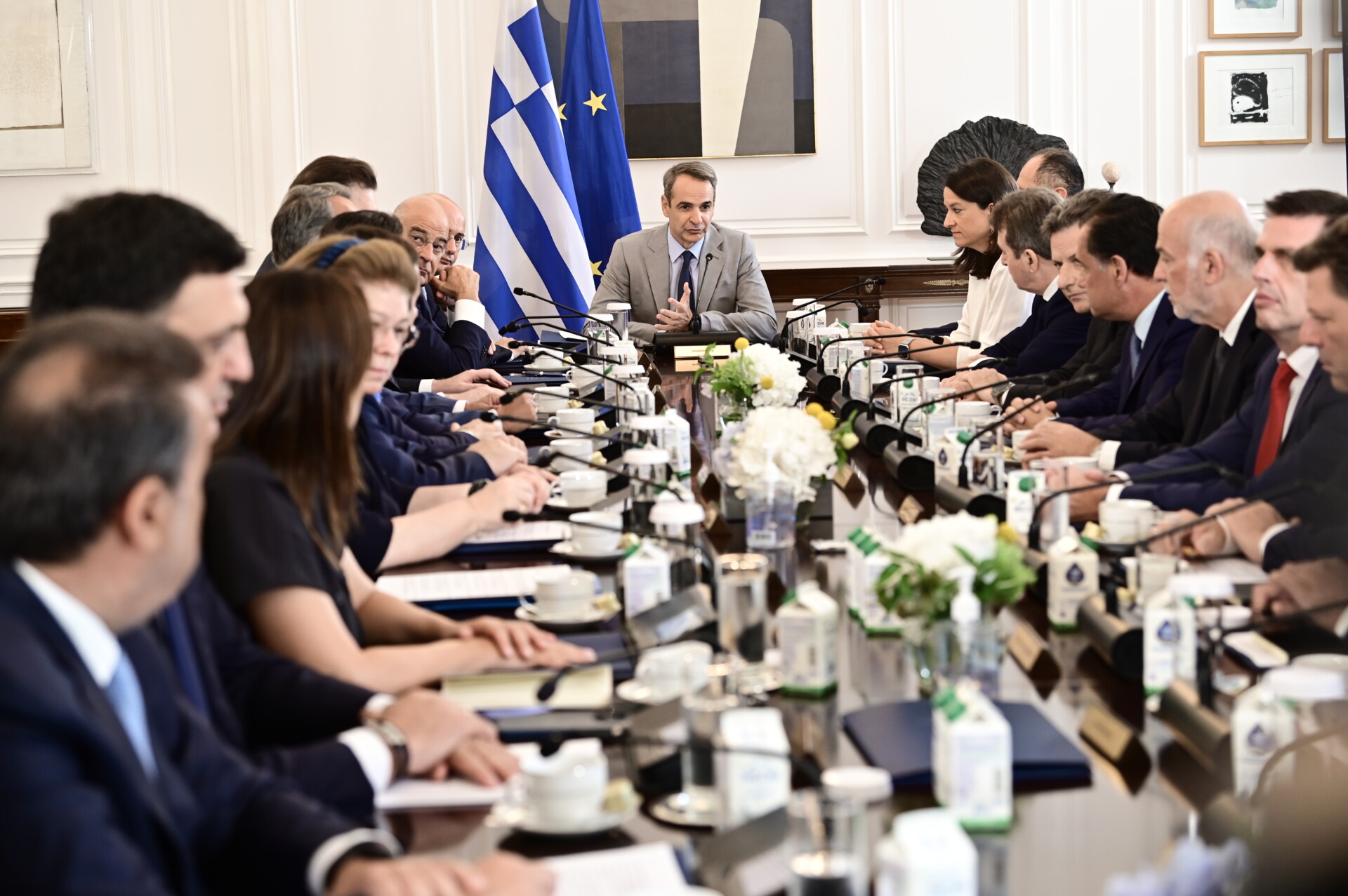 Μητσοτάκης: Έχουμε μπροστά ένα δύσκολο καλοκαίρι με τις φωτιές