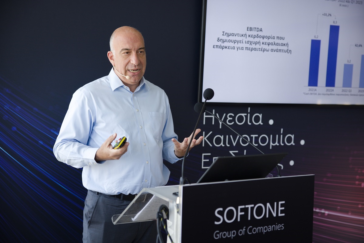 Ο CEO της SOFTONE, Πάνος Μαρτίνης © SOFTONE