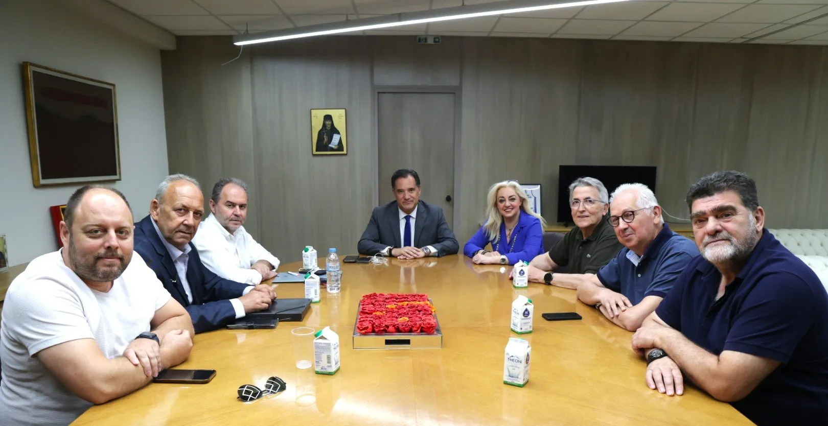 Συνάντηση του Άδωνι Γεωργιάδη με το Προεδρείο της Γ.Σ.Ε.Ε.