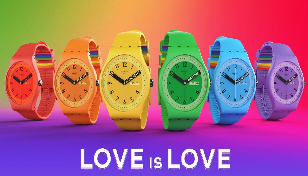 Συλλογή ρολογιών Pride της Swatch © swatch.com