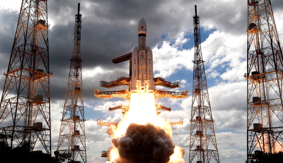 Το ινδικό διαστημόπλοιο Chandrayaan-3 © EPA/ISRO HANDOUT