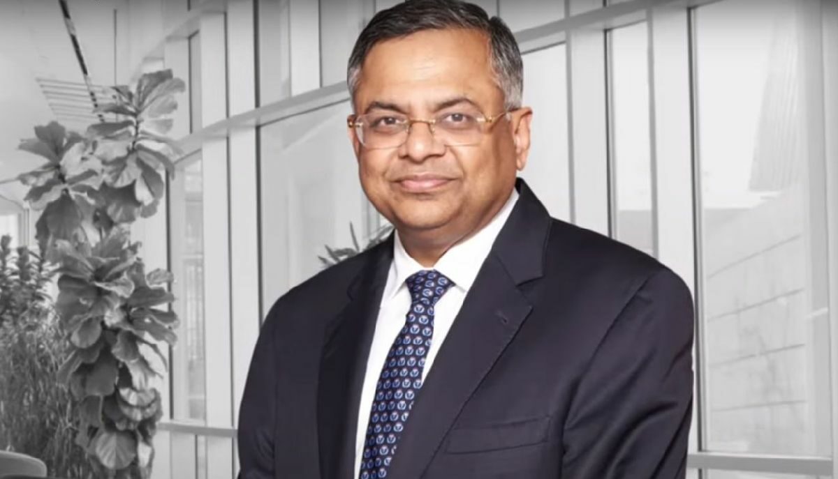 O πρόεδρος της Tata Sons N Chandrasekaran © Youtube / Printscreen