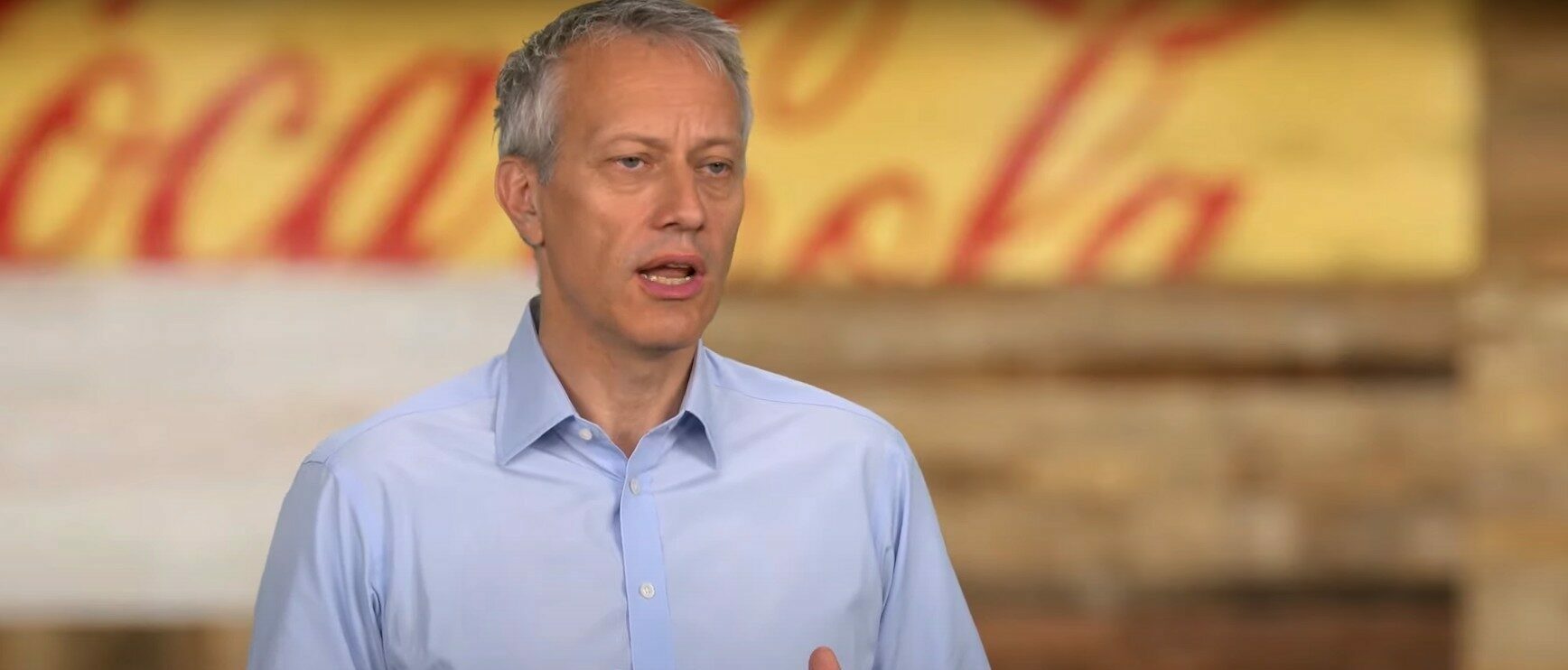 O ο CEO της Coca - Cola, James Quincey © Youtube