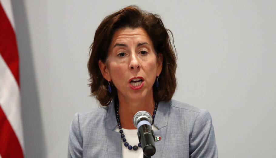 Η υπουργός Εμπορίου των ΗΠΑ, Τζίνα Ραϊμόντο © EPA/Jose Mendez