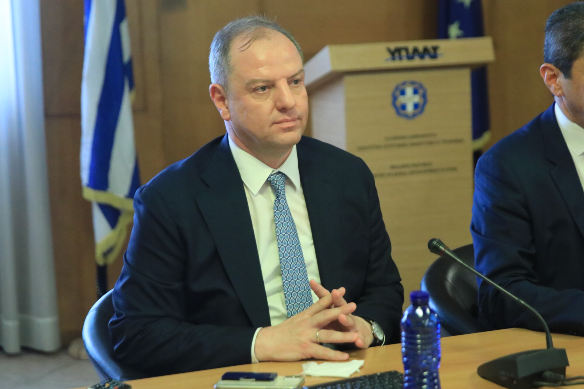 Ο υφυπουργός Αγροτικής Ανάπτυξης, Διονύσης Σταμενίτης © Εurokinissi