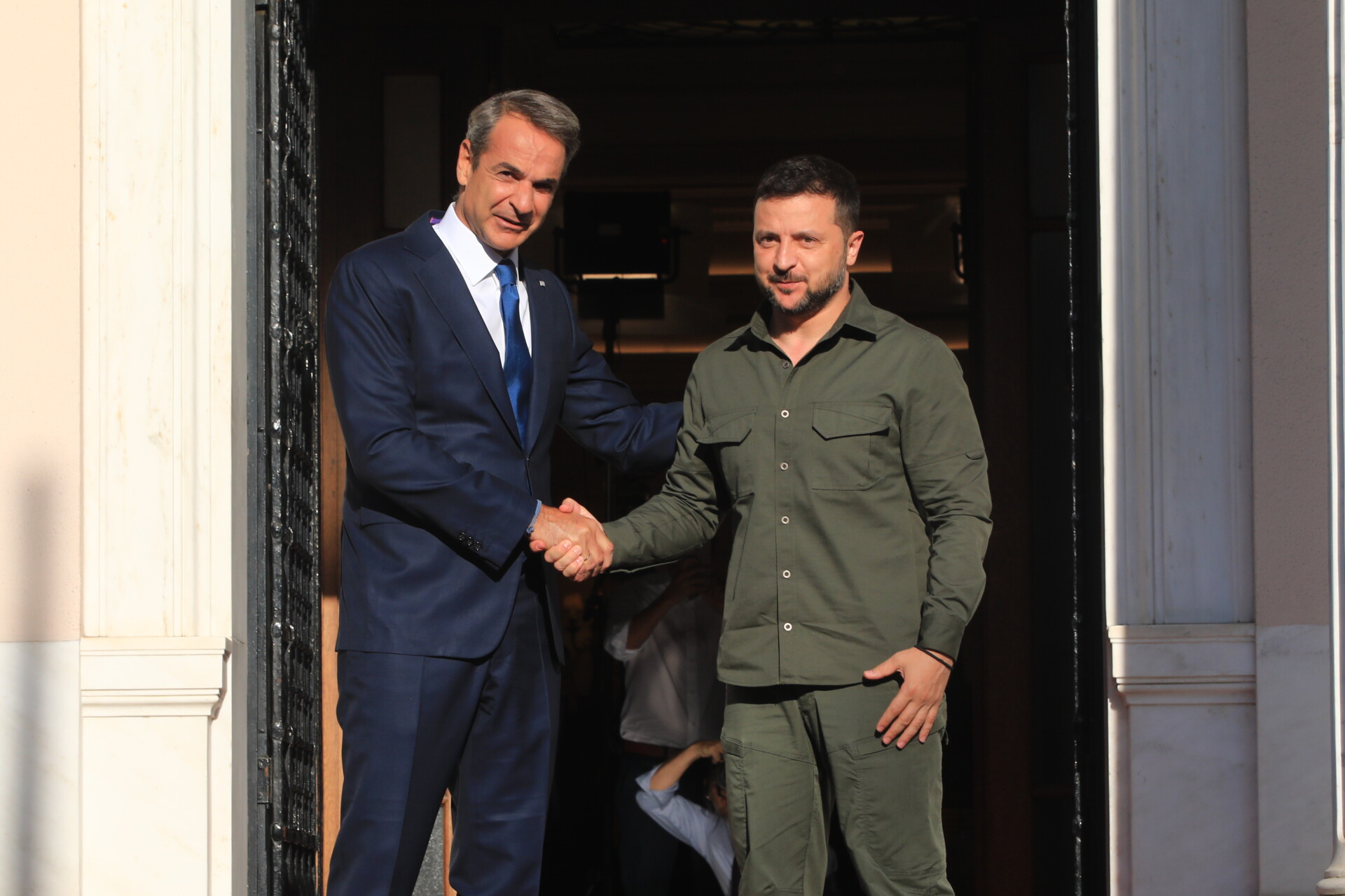 Μητσοτάκης: Live οι δηλώσεις με τον Βολοντίμιρ Ζελένσκι