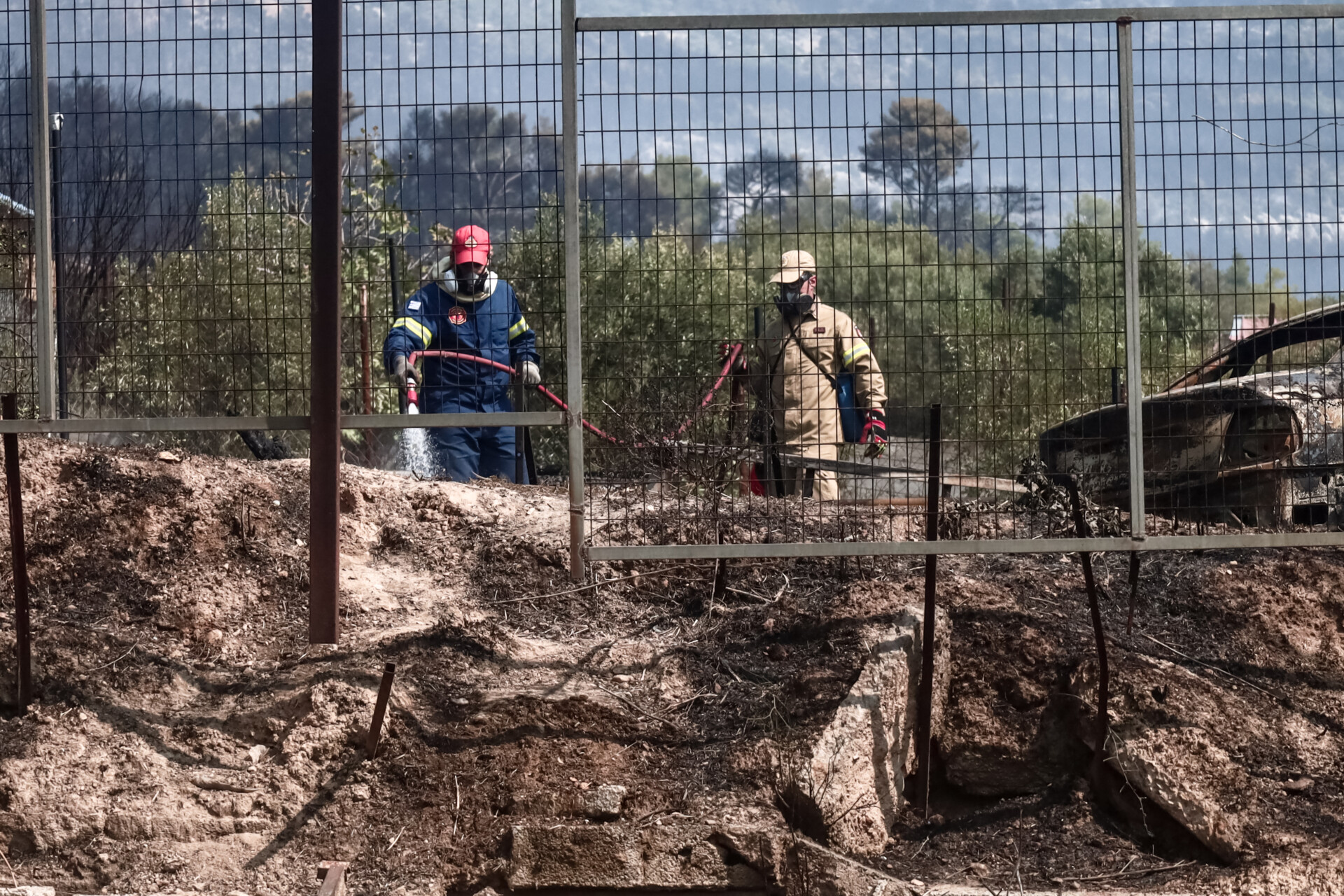 Εντοπίστηκε ανθρώπινο κρανίο στα καμμένα της Πάρνηθας