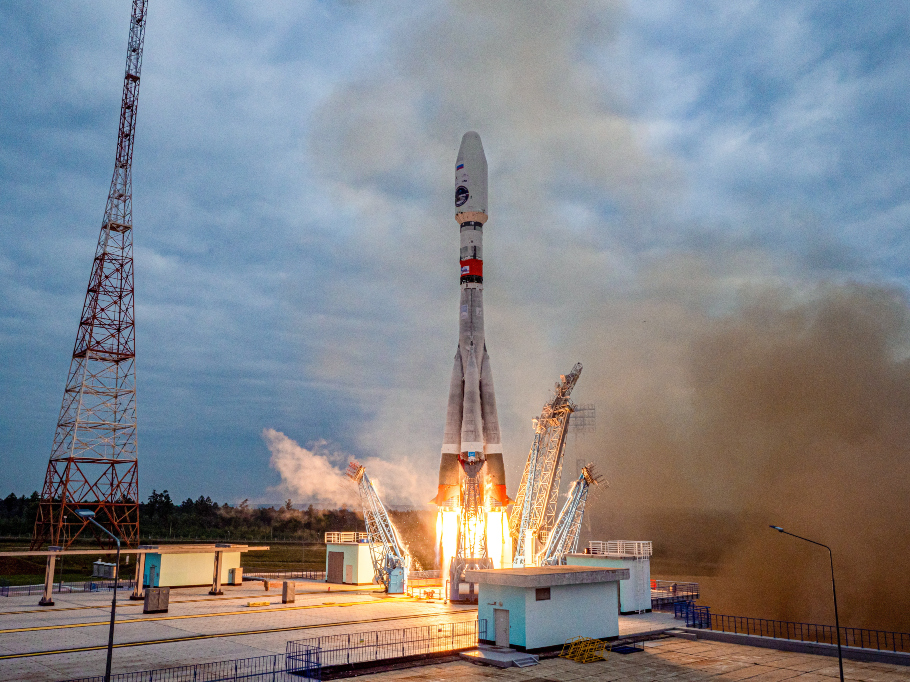 Η εκτόξευση του Luna-25©EPA/ROSCOSMOS STATE SPACE CORP.