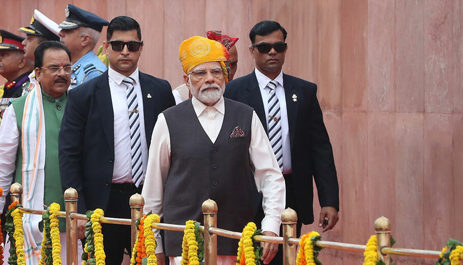Ο πρωθυπουργός της Ινδίας, Μαρέντρα Μόντι © EPA/HARISH TYAGI