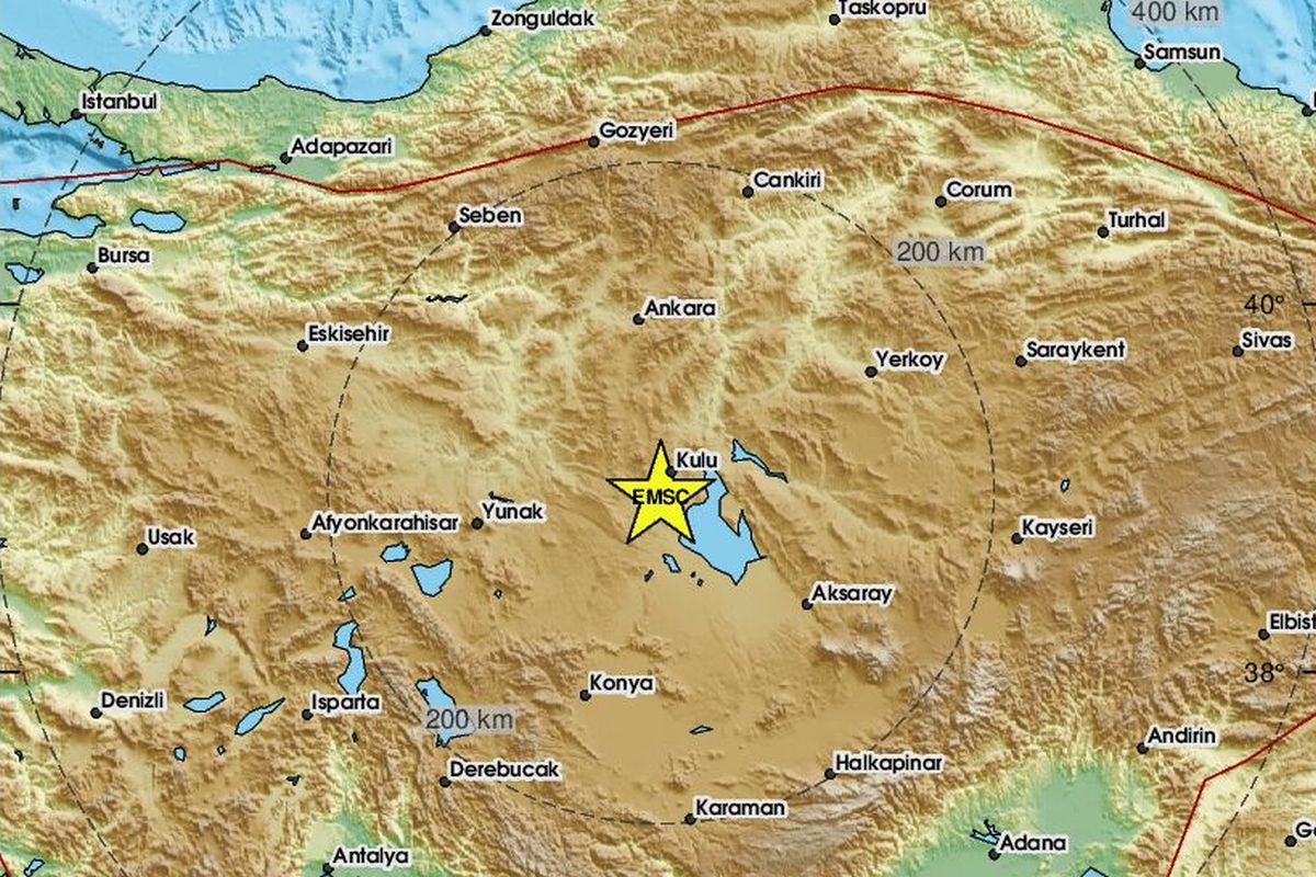 Σεισμός στην Τουρκία © EMSC