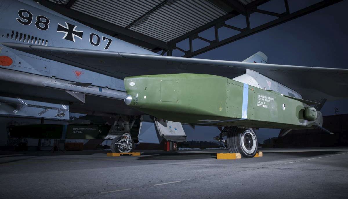 MBDA Taurus am Eurofighter, in Manching