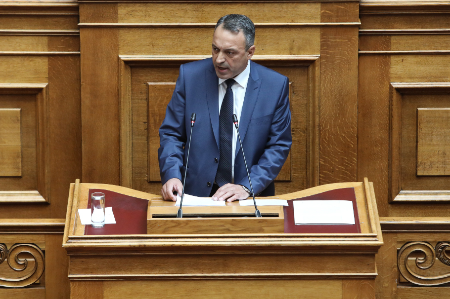 Ο πρόεδρος των Σπαρτιατών Βασίλης Στίγκας©ΑΠΕ-ΜΠΕ/ΓΙΩΡΓΟΣ ΒΙΤΣΑΡΑΣ