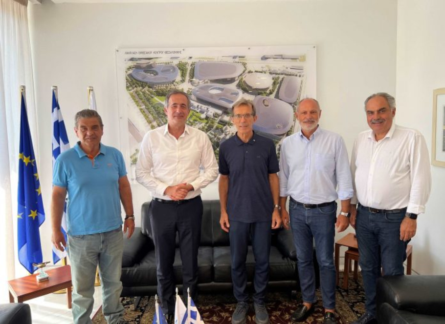 Συνάντηση ΥΜΑΘ Κωνσταντινίδη με τη διοίκηση της ΔΕΘ-Helexpo