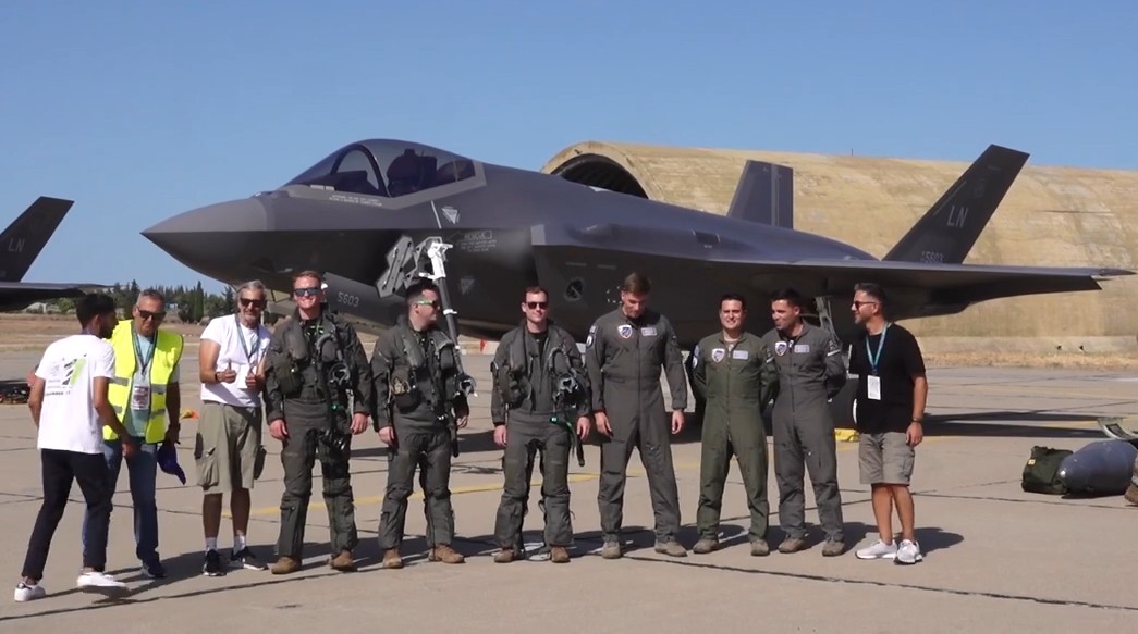 Τα F-35 στην Athens Flying Week 2023©youtube/ screenshot