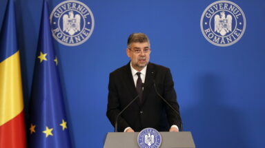 O πρωθυπουργός της Ρουμανίας, Μάρσελ Τσολάκου © EPA/ROBERT GHEMENT