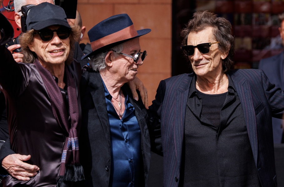 Οι Rolling Stones στην παρουσίαση της νέας του δουλειάς @ EPA/TOLGA AKMEN
