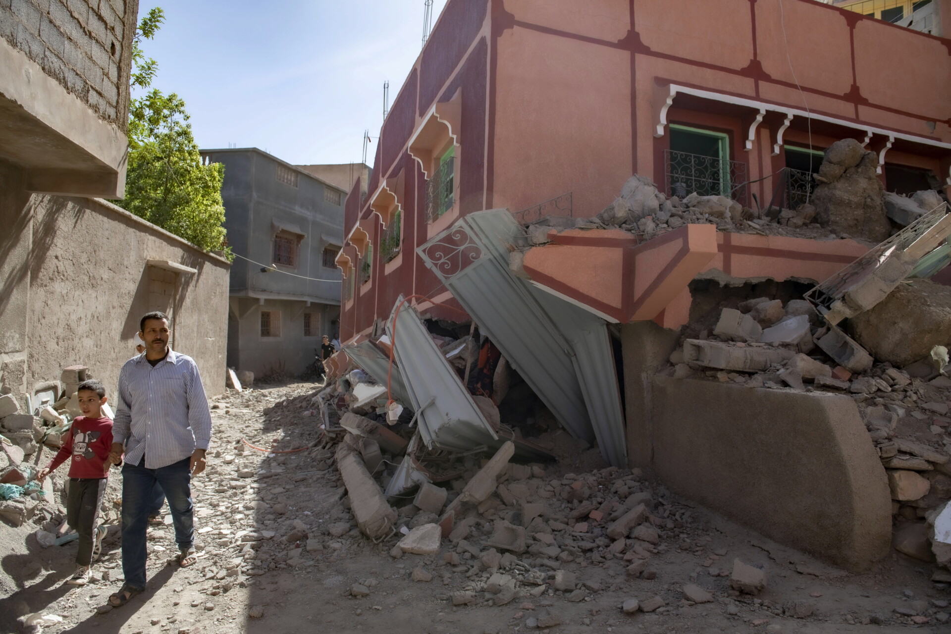 Φονικός σεισμός στο Μαρόκο © EPA/JALAL MORCHIDI