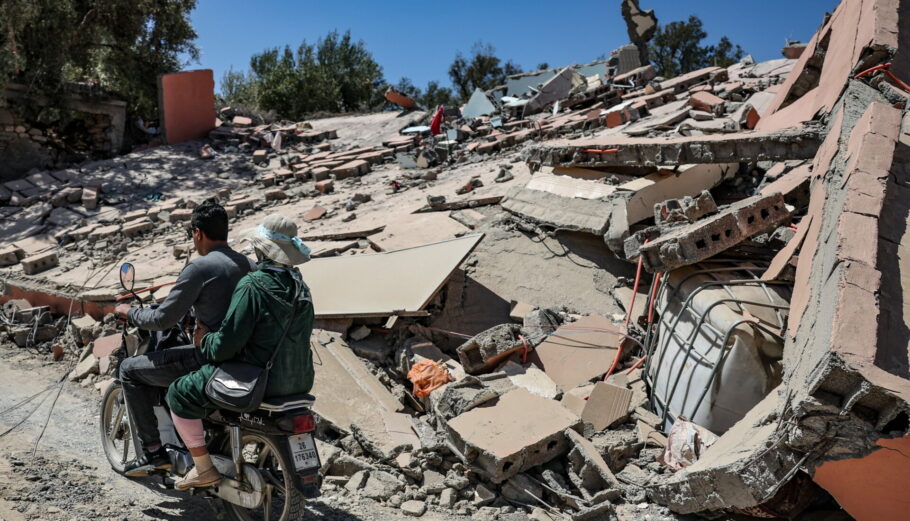 Σεισμός στο Μαρόκο © EPA/TIAGO PETINGA