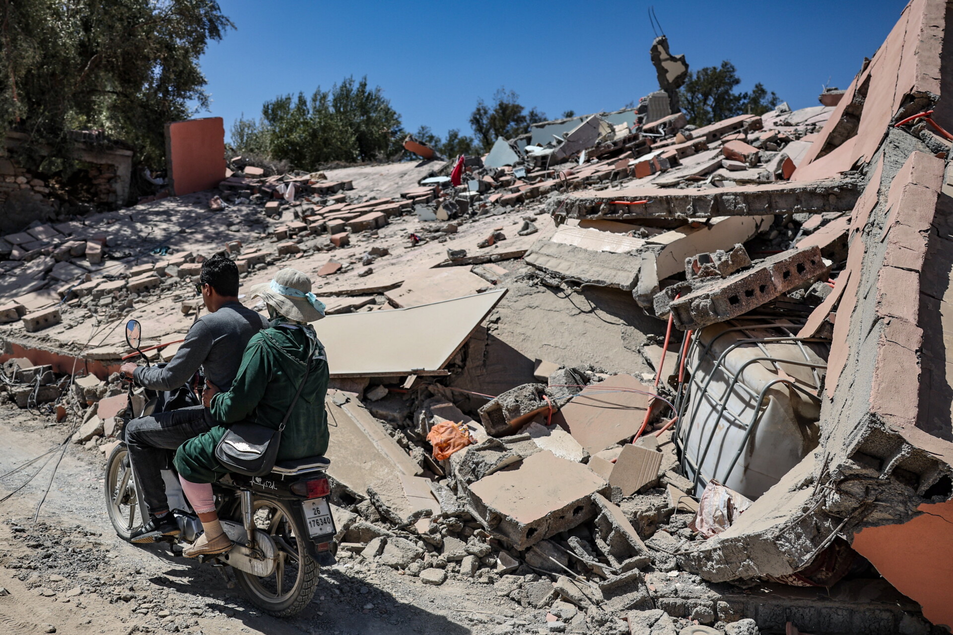 Σεισμός στο Μαρόκο © EPA/TIAGO PETINGA