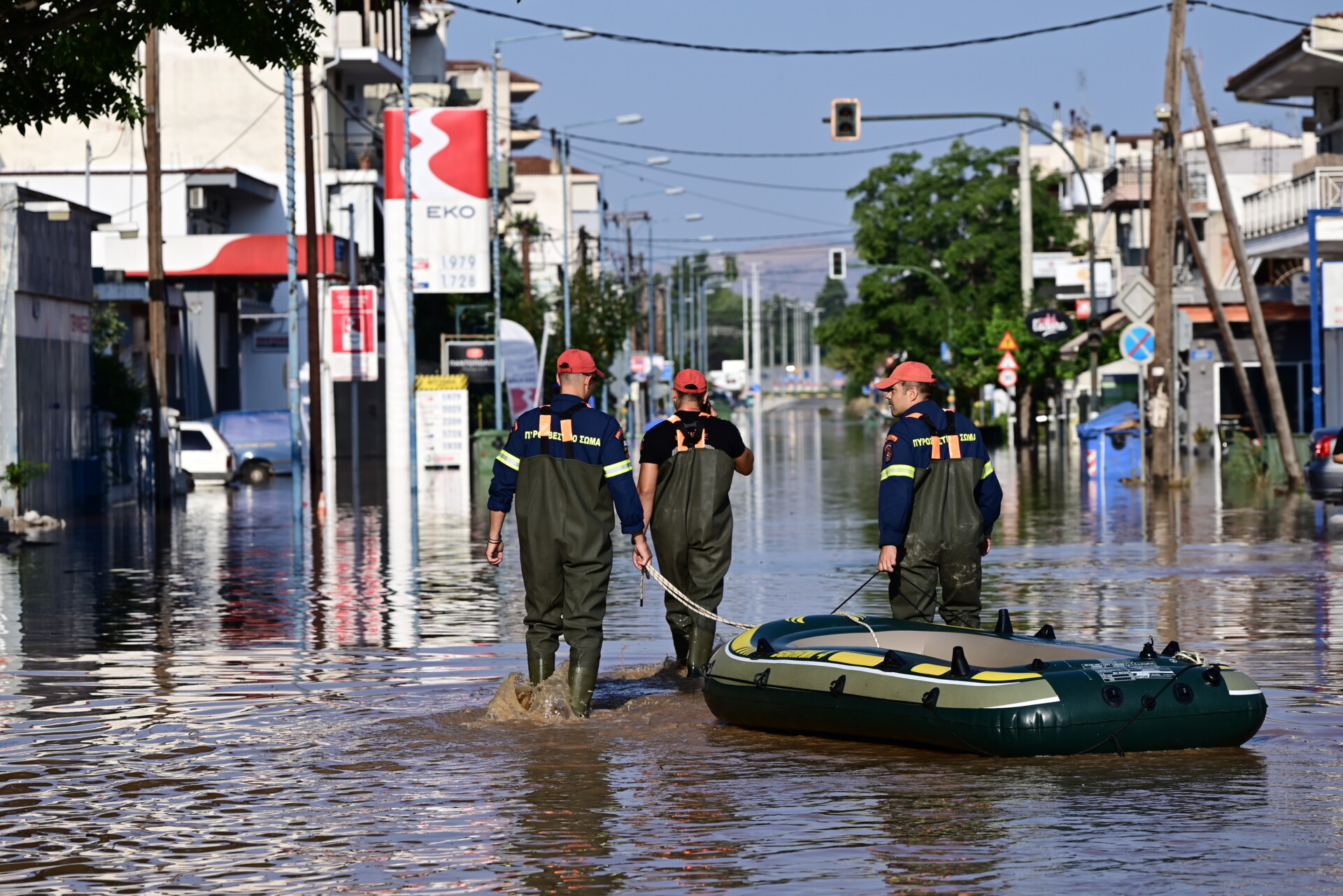 Απεγκλωβισμοί στη Θεσσαλία ©Eurokinissi