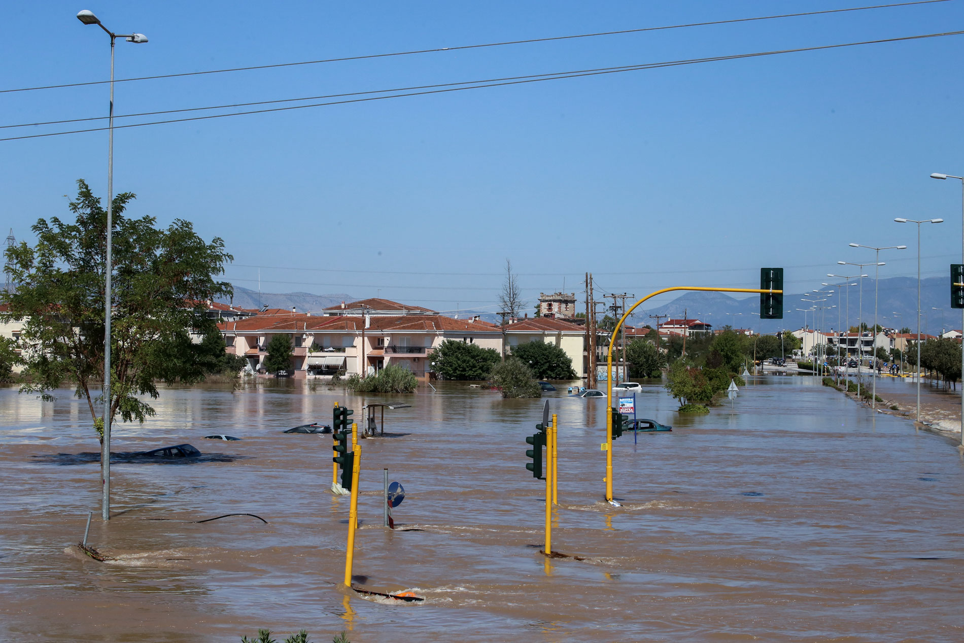 Πλημμύηρες από την κακοκαιρία Daniel στην Καρδίτσα, Θεσσαλία © Eurokinissi