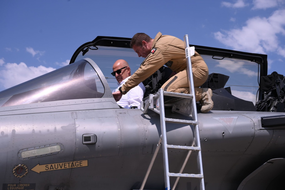 Ο Ν. Δένδιας στην Athens Flying Week 2023 στην Τανάγρα