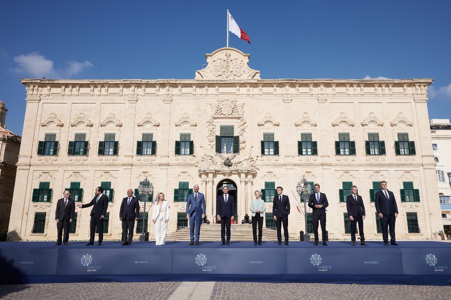 ΣΥΝΟΔΟΣ ΚΟΡΥΦΗΣ MED9©ΔΗΜΗΤΡΗΣ ΠΑΠΑΜΗΤΣΟΣ/ΓΡΑΦΕΙΟ ΤΥΠΟΥ ΠΡΩΘΥΠΟΥΡΓΟΥ/EUROKINISSI