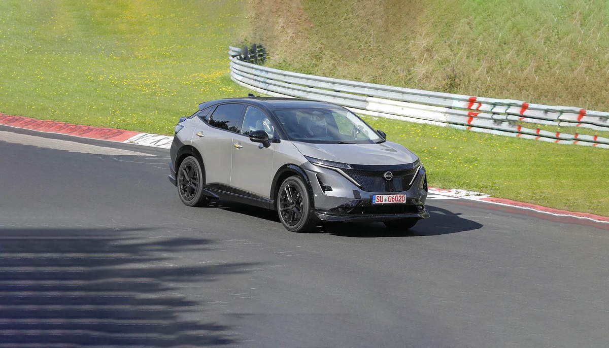 To Nissan Ariya Nismo υψηλών επιδόσεων σε δοκιμές