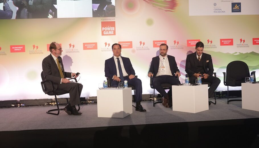 Ο Άδωνις Γεωργιάδης στο The Third Thessaloniki Metropolitan Summit © The Economist Impact Events