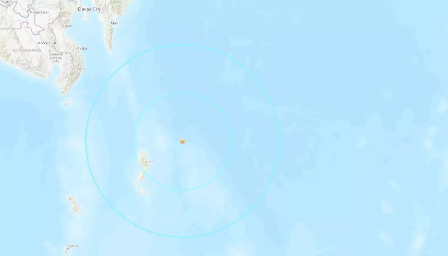 Σεισμός στις Φιλιππίνες ©EMSC