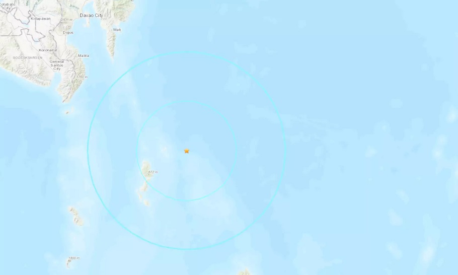 Σεισμός στις Φιλιππίνες ©EMSC