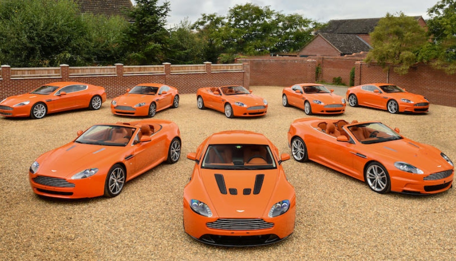 Οι 8 πορτοκαλί Aston Martin, που βγαίνουν σε δημοπρασία σε λίγες μέρες @ https://www.bonhams.com/press_release/37025/