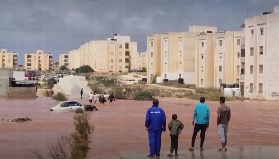 Πλημμύρες στη Λιβύη © YouTube/screenshot