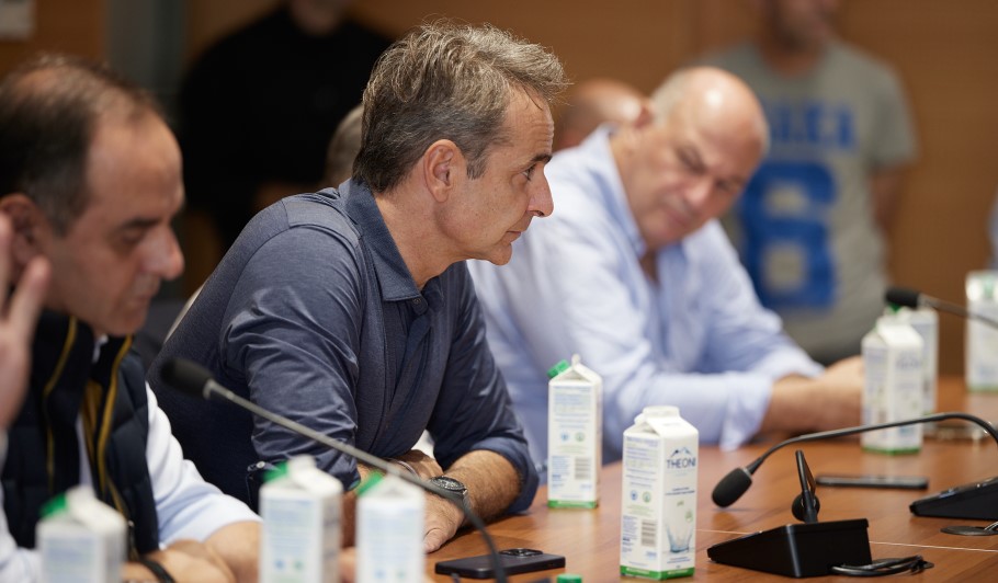 Μητσοτάκης από Βόλο: Προτεραιότητα η αποκατάσταση της ύδρευσης