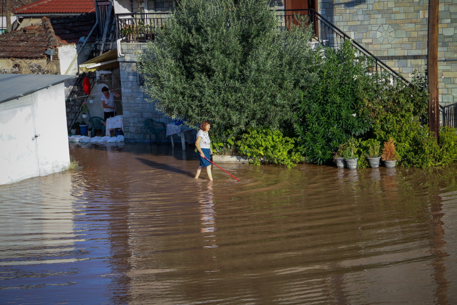 Πλημμύρες στη Θεσσαλία από το κύμα κακοκαιρίας Daniel@eurokinissi