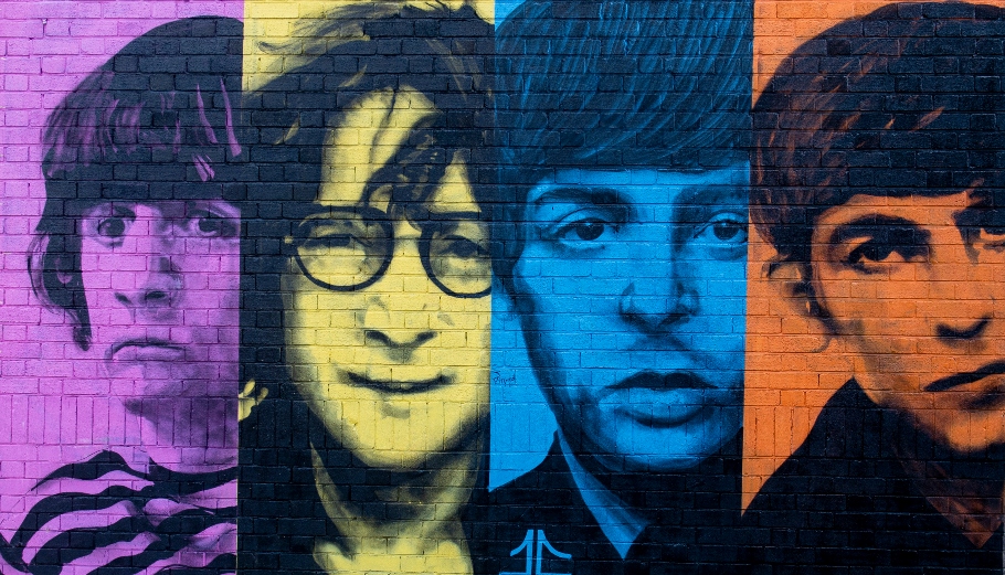 Τοιχογραφία των Beatles στο Λίβερπουλ @EPA/PETER POWELL