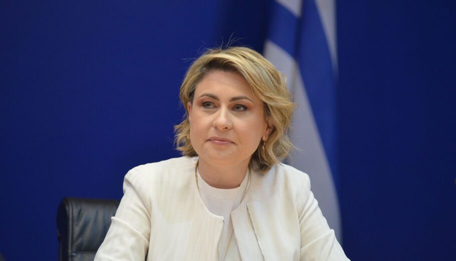 H υφυπουργός Υποδομών και Μεταφορών Χριστίνα Αλεξοπούλου © Υπουργείο Υποδομών