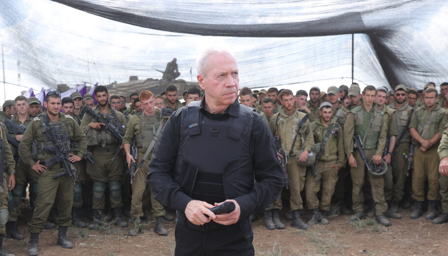 O υπουργός Άμυνας του Ισραήλ Γιοάβ Γκάλαντ©EPA/ABIR SULTAN