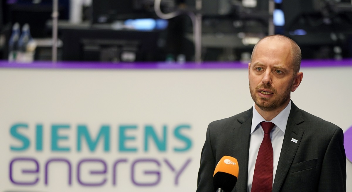 Ο διευθύνων σύμβουλος της Siemens Energy Christian Bruch © EPA/RONALD WITTEK