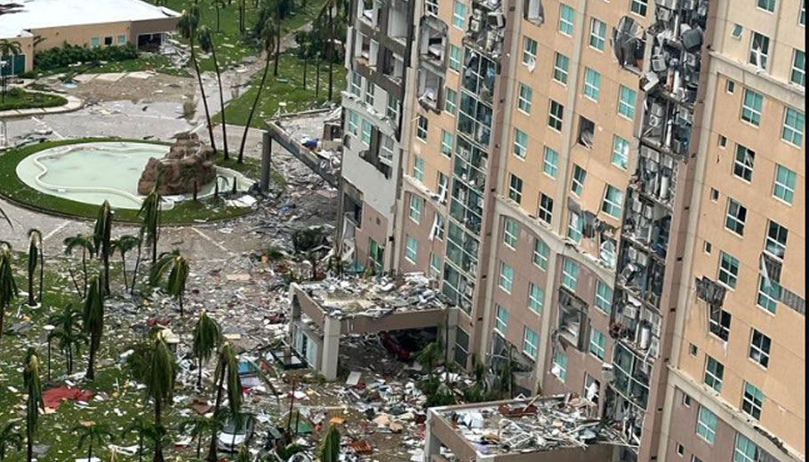 Καταστροφές στο Ακαπούλκο από τον τυφώνα Ότις @solaporelmundo/Twitter