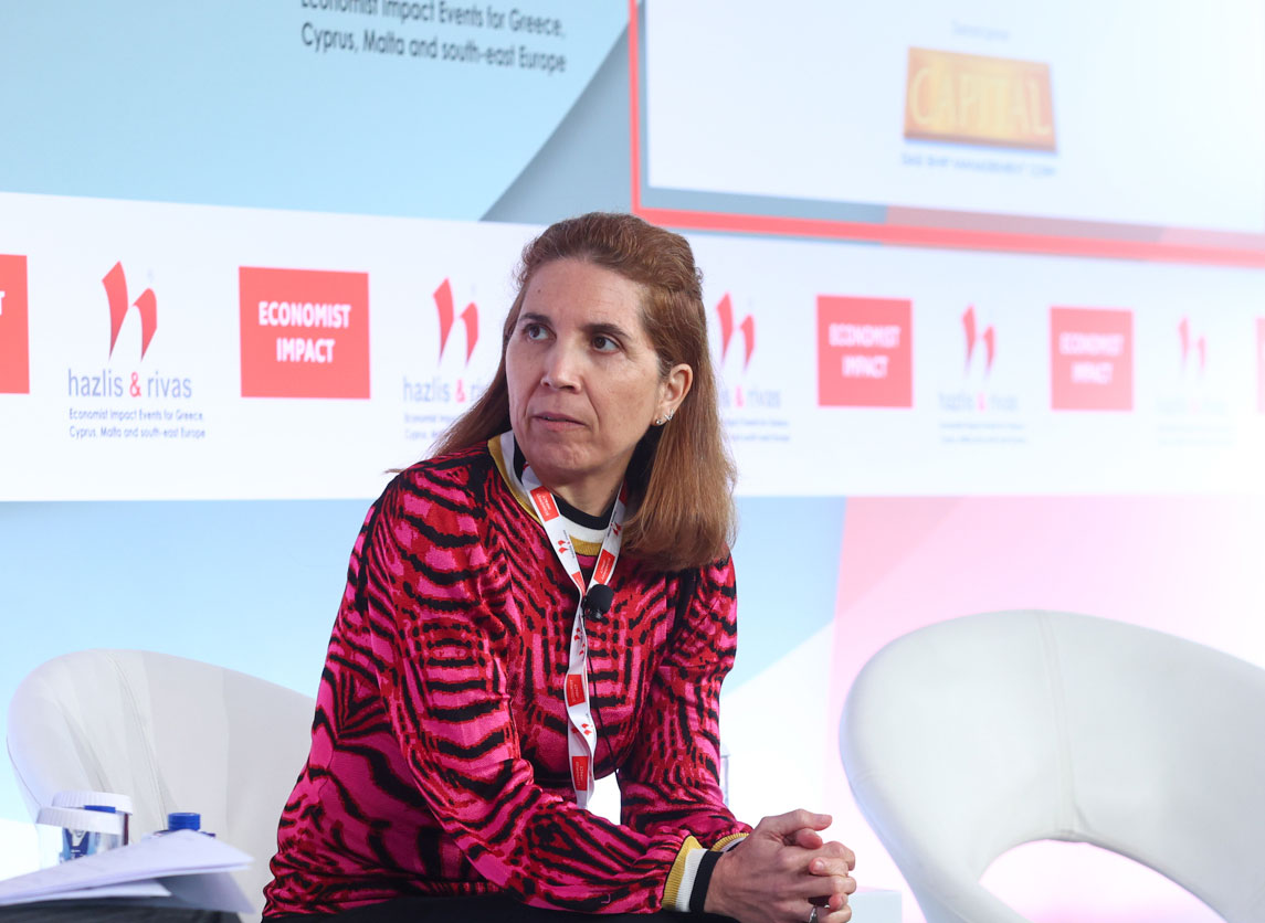 Η Nuria Oliver, Chief Scientific Adviser στο Vodafone Institute © The Economist Impact