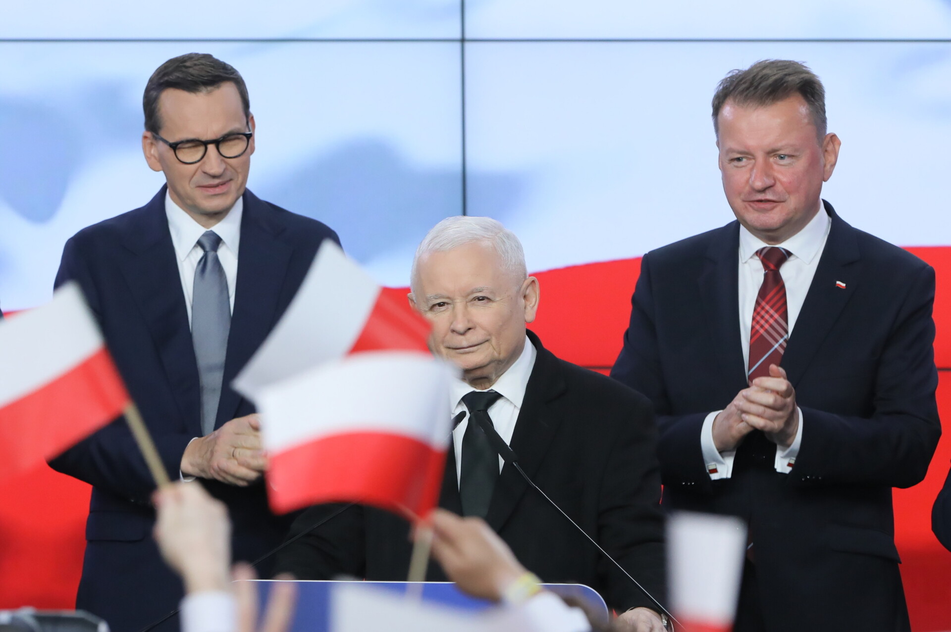 O Πρόεδρος του PiS Γιάροσλαβ Κατσίνσκι © EPA/Pawel Supernak