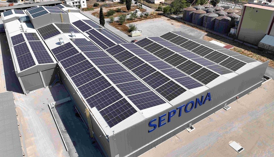 Septona: Επένδυση 2 εκατ. για την εγκατάσταση φωτοβολταϊκών