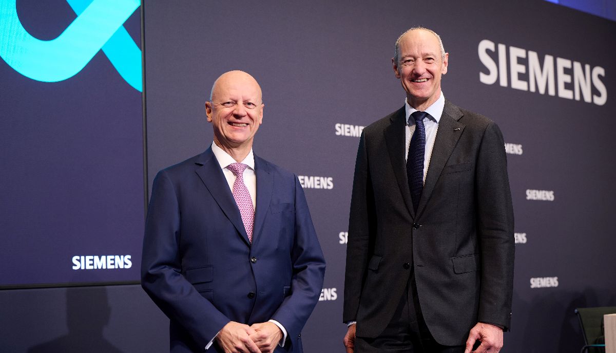 O Ralf P. Thomas (CFO) και ο Roland Busch CEO της Siemens AG © ΔΤ