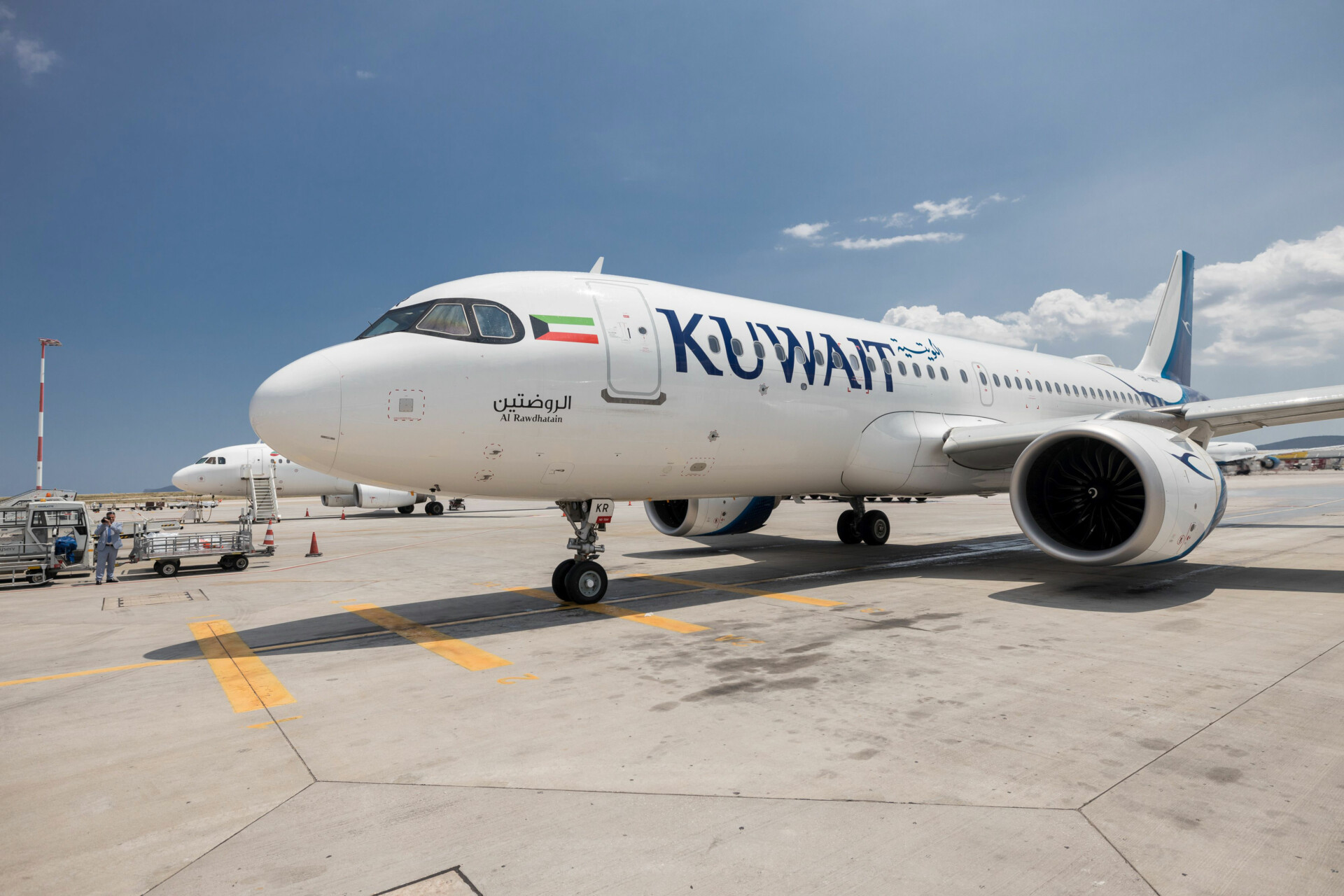 Από την επίσημη υποδοχής της Kuwait Airways στο Ελ. Βενιζέλος © Kuwait Airways