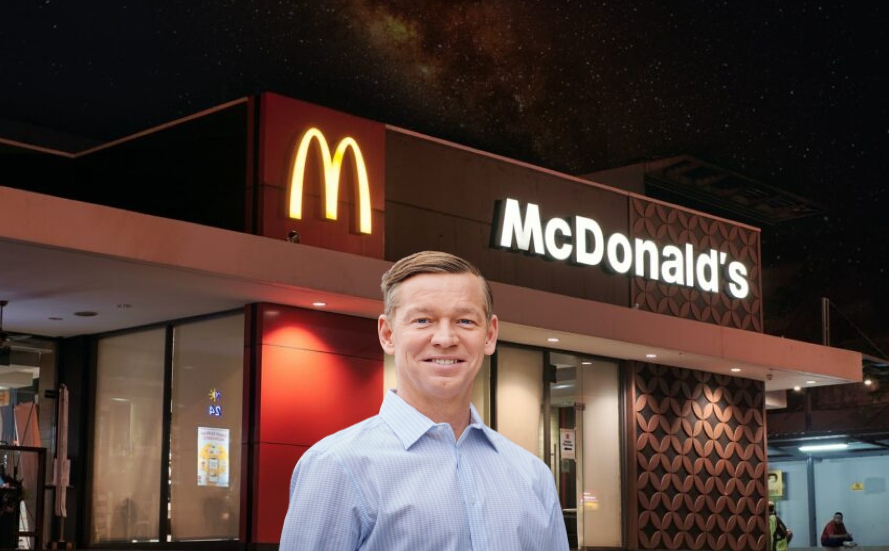 Ο Πρόεδρος και CEO των McDonald's Chris Kempczinski © Unsplash/mcdonalds.com/powergame.gr