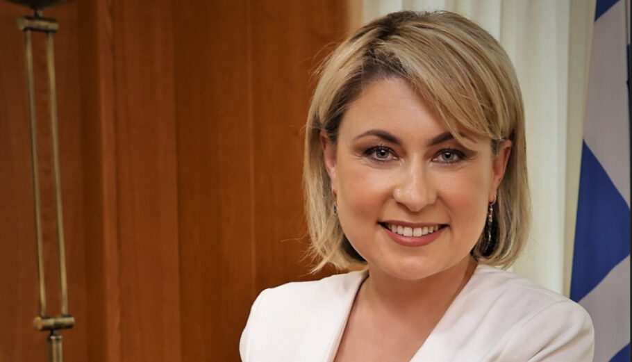 Η Χριστίνα Αλεξοπούλου, υφυπουργός Υποδομών και Μεταφορών © ΔΤ