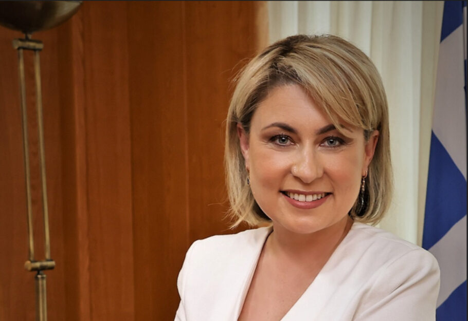 Η Χριστίνα Αλεξοπούλου, υφυπουργός Υποδομών και Μεταφορών © ΔΤ